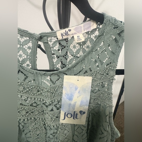 Jolt Seafoam Lace Swim Cover-Up. NWT - Picture 4 of 8